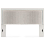  Signature Design by Ashley Zuraleus PCB3381-58 King Upholstered Panel Headboard IMAGE 2