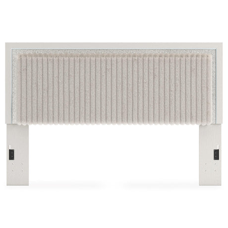  Signature Design by Ashley Zuraleus PCB3381-58 King Upholstered Panel Headboard IMAGE 2