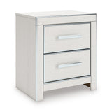  Signature Design by Ashley Zuraleus PCB3381-92 Two Drawer Night Stand IMAGE 1