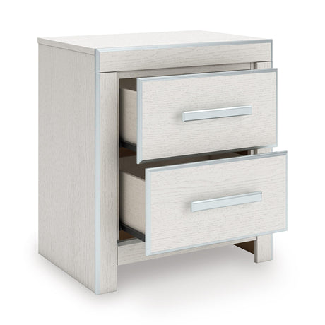  Signature Design by Ashley Zuraleus PCB3381-92 Two Drawer Night Stand IMAGE 2