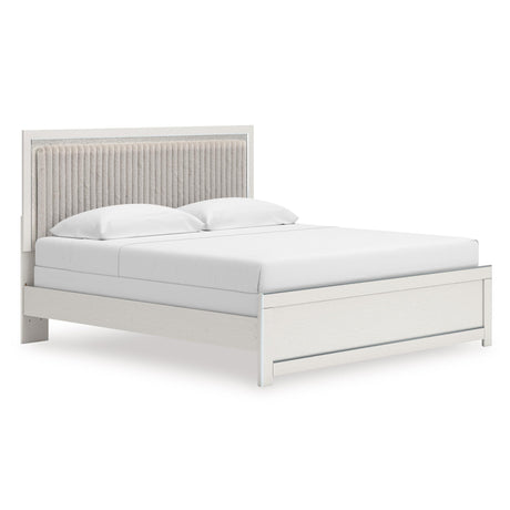  Signature Design by Ashley Zuraleus PCB3381B10 King Upholstered Panel Bed IMAGE 1