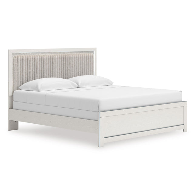  Signature Design by Ashley Zuraleus PCB3381B10 King Upholstered Panel Bed IMAGE 1
