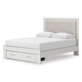  Signature Design by Ashley Zuraleus PCB3381B4 Queen Upholstered Panel Storage Bed IMAGE 1