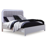  Signature Design by Ashley Jarlee PCB392B2 Queen Upholstered Panel Bed IMAGE 2