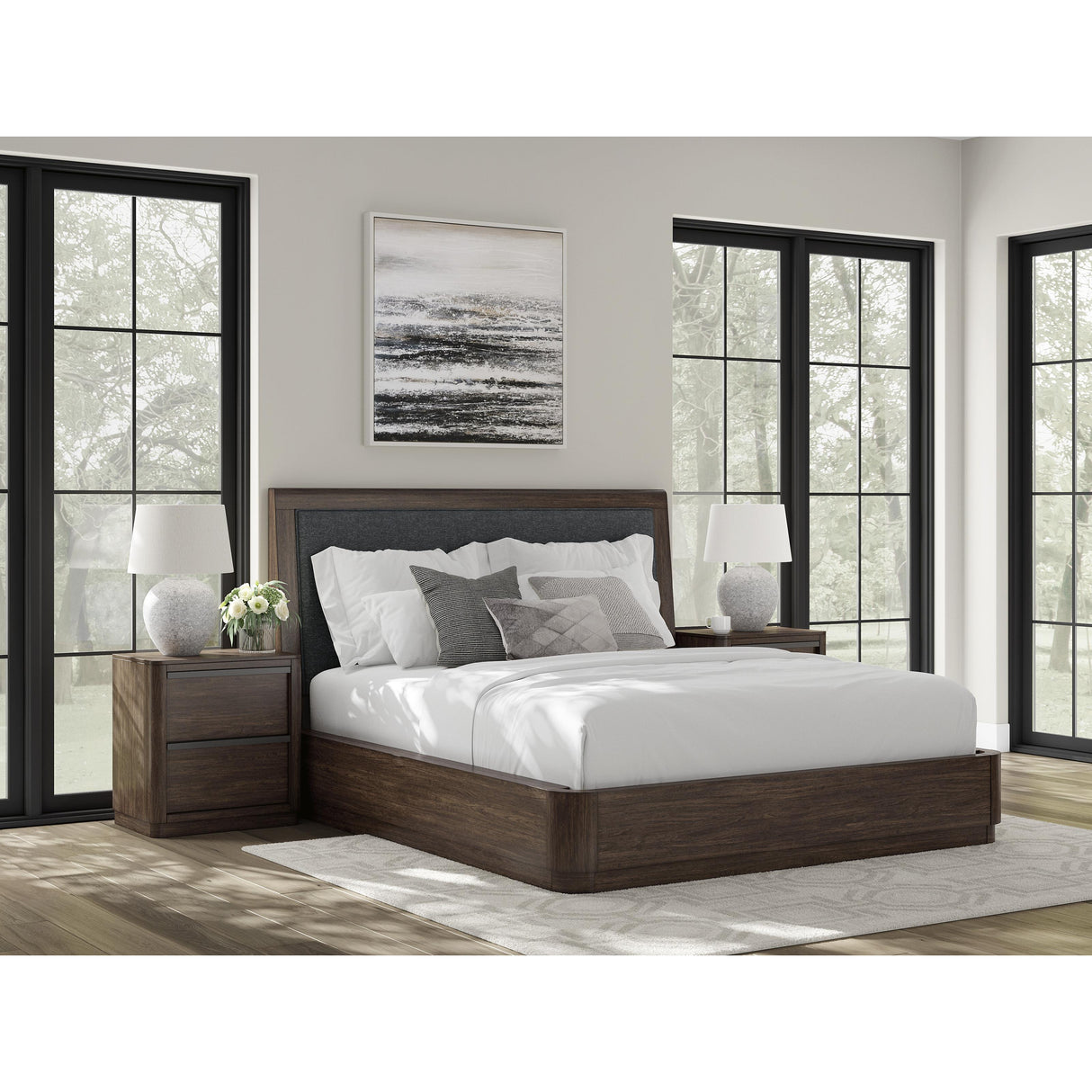  Signature Design by Ashley Dilenno PCB857B9 California King Upholstered Panel Bed IMAGE 4