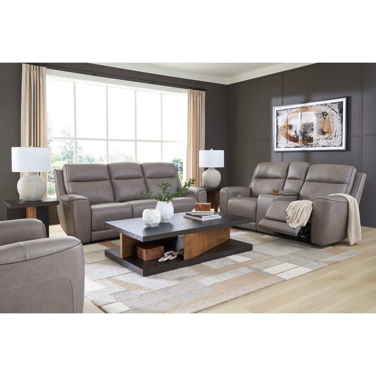  Signature Design by Ashley 5Z-Comfort PCU1090018 Power Reclining Loveseat with Console and Adjustable Headrest IMAGE 17