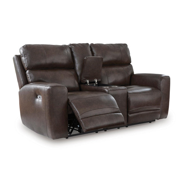  Signature Design by Ashley Crossplex PCU6450618 Power Reclining Loveseat with Console and Adjustable Headrest IMAGE 1