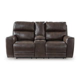  Signature Design by Ashley Crossplex PCU6450618 Power Reclining Loveseat with Console and Adjustable Headrest IMAGE 2