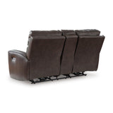  Signature Design by Ashley Crossplex PCU6450618 Power Reclining Loveseat with Console and Adjustable Headrest IMAGE 3