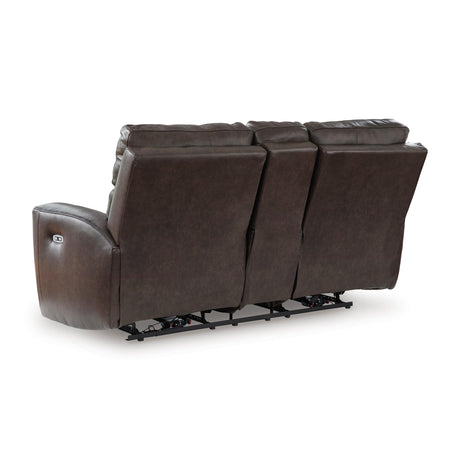  Signature Design by Ashley Crossplex PCU6450618 Power Reclining Loveseat with Console and Adjustable Headrest IMAGE 3