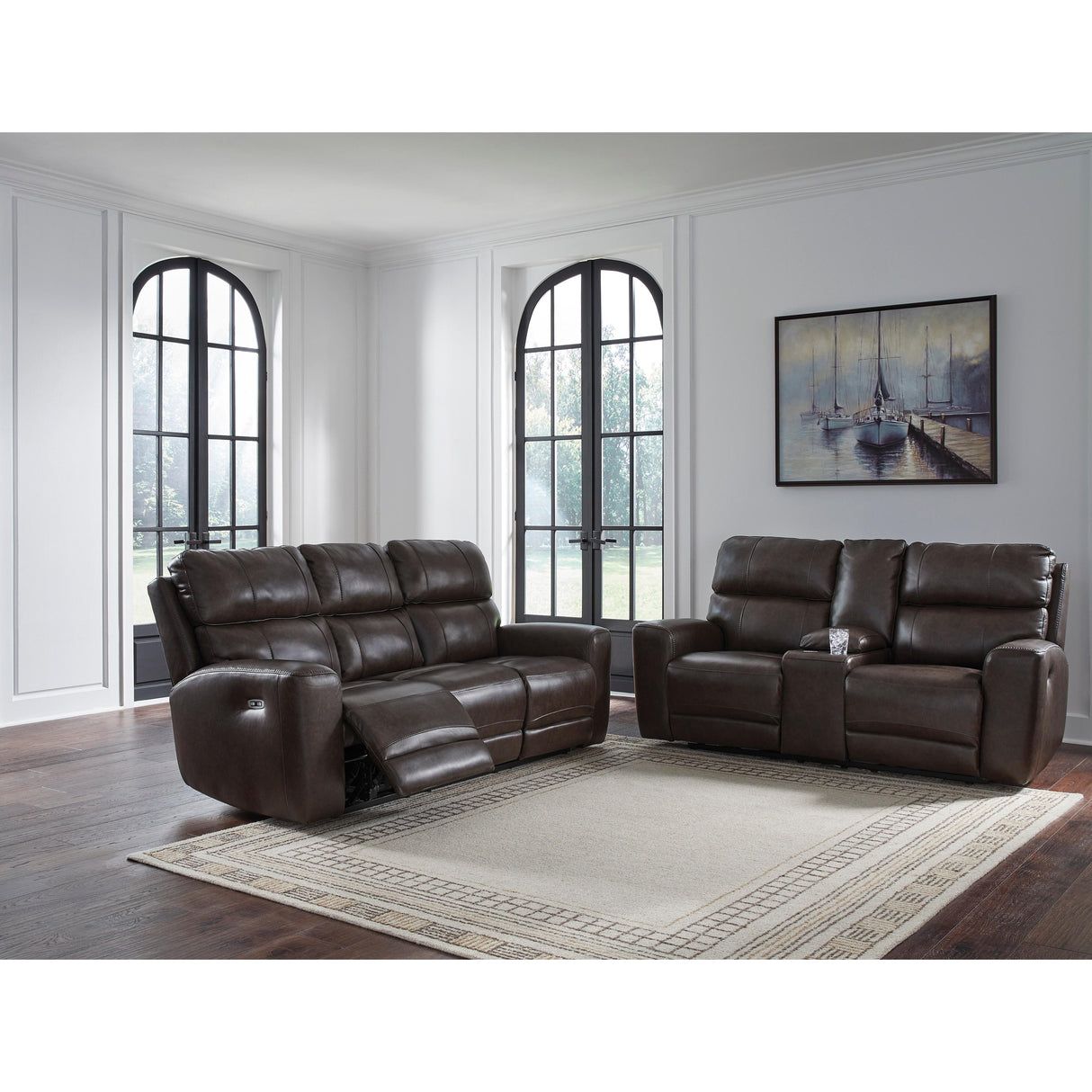  Signature Design by Ashley Crossplex PCU6450618 Power Reclining Loveseat with Console and Adjustable Headrest IMAGE 9