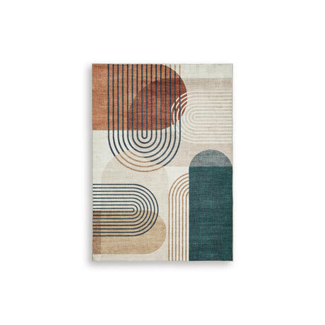  Signature Design by Ashley Farrendale R407382 Washable Medium Rug IMAGE 1