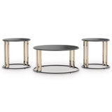  Signature Design by Ashley Hannerly T219-13 Occasional Table Set IMAGE 1