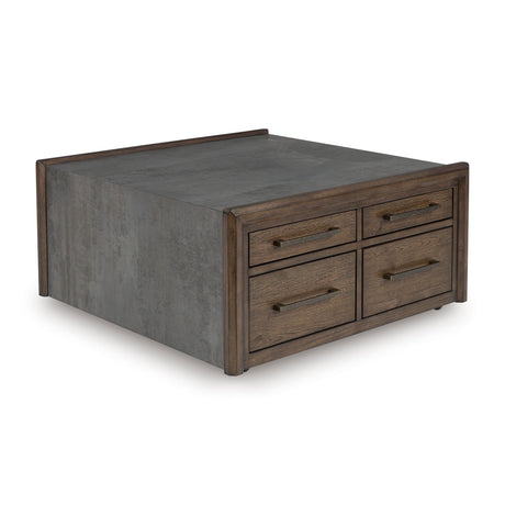  Signature Design by Ashley Kallenny T669-8 Square Cocktail Table IMAGE 1