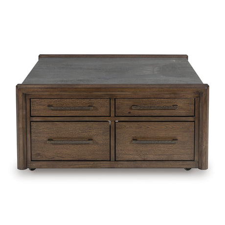  Signature Design by Ashley Kallenny T669-8 Square Cocktail Table IMAGE 3