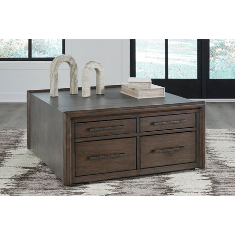  Signature Design by Ashley Kallenny T669-8 Square Cocktail Table IMAGE 7