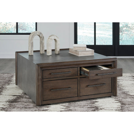  Signature Design by Ashley Kallenny T669-8 Square Cocktail Table IMAGE 8