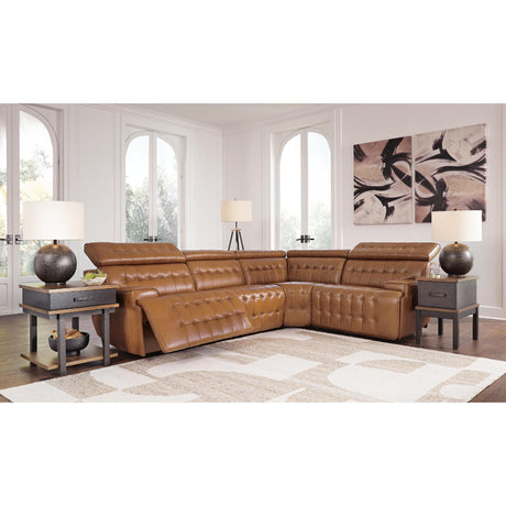  Signature Design by Ashley Temmpton U92708S6 4 pc Reclining Sectional IMAGE 3