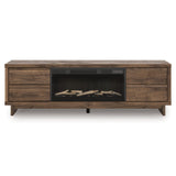  Signature Design by Ashley Zadilyn W3367W1 72" TV Stand with Electric Fireplace IMAGE 1