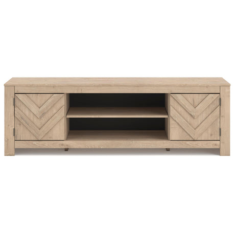  Signature Design by Ashley Cayboni W3787-68 LG TV Stand with Fireplace Option IMAGE 3