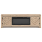  Signature Design by Ashley Cayboni W3787W1 71" TV Stand with Electric Fireplace IMAGE 1