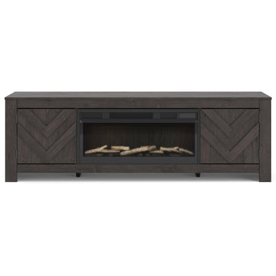  Signature Design by Ashley Cayboni W3789W1 71" TV Stand with Electric Fireplace IMAGE 1
