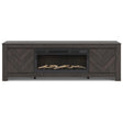  Signature Design by Ashley Cayboni W3789W1 71" TV Stand with Electric Fireplace IMAGE 1