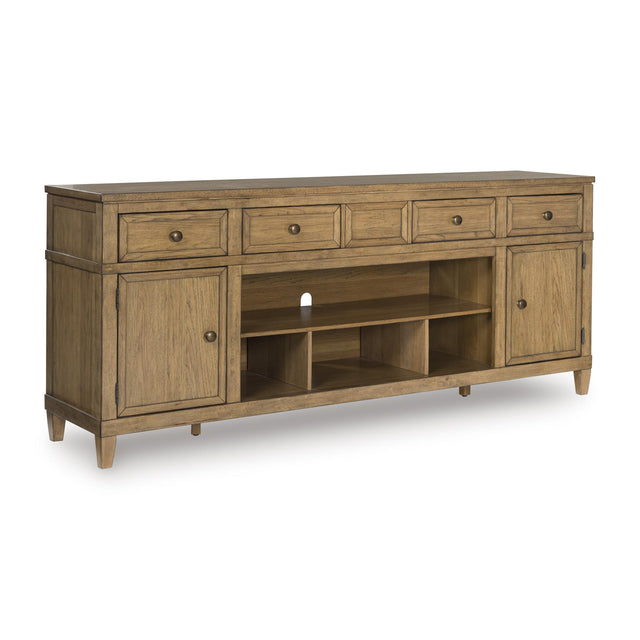  Signature Design by Ashley Sharlance W655-68 XL TV Stand with Fireplace Option IMAGE 1