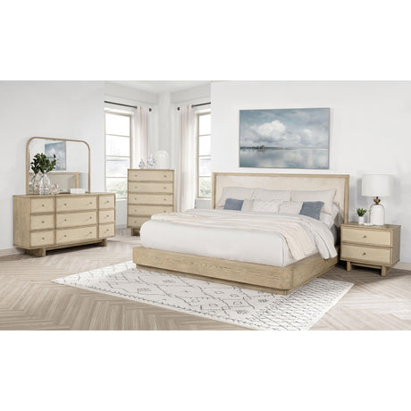  Coaster Furniture Kailani 225041KW 49-inch California King Wingback Bed - Beige Oak IMAGE 5