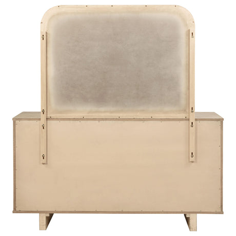  Coaster Furniture Kailani 225043M 9-Drawer Dresser and Mirror - Beige Oak IMAGE 6