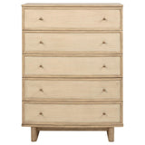  Coaster Furniture Kailani 225045 5-Drawer Bedroom Chest of Drawers - Beige Oak IMAGE 2