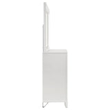  Coaster Furniture Marmore 224963M 9-Drawer Dresser and LED Mirror - White IMAGE 8