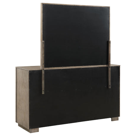  Coaster Furniture Durango 223273M 8-Drawer Dresser and Mirror - Taupe Oak IMAGE 5