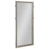  Coaster Furniture Durango 223280 80-inch Standing Floor Mirror - Washed Oak IMAGE 1