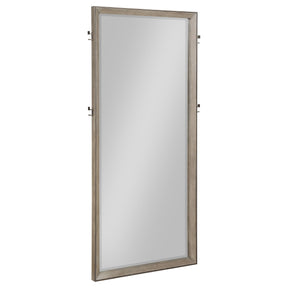  Coaster Furniture Durango 223280 80-inch Standing Floor Mirror - Washed Oak IMAGE 1