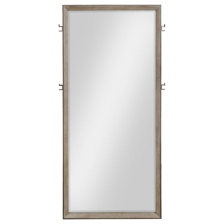  Coaster Furniture Durango 223280 80-inch Standing Floor Mirror - Washed Oak IMAGE 2