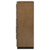  Coaster Furniture Terrace 224905 5-Drawer Chest of Drawers - Ash Brown IMAGE 4