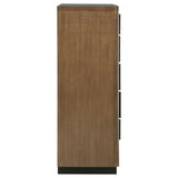  Coaster Furniture Terrace 224905 5-Drawer Chest of Drawers - Ash Brown IMAGE 8