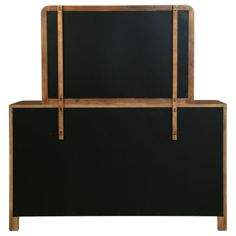  Coaster Furniture Maderia 223323M 8-Drawer Dresser and Mirror - Walnut IMAGE 6