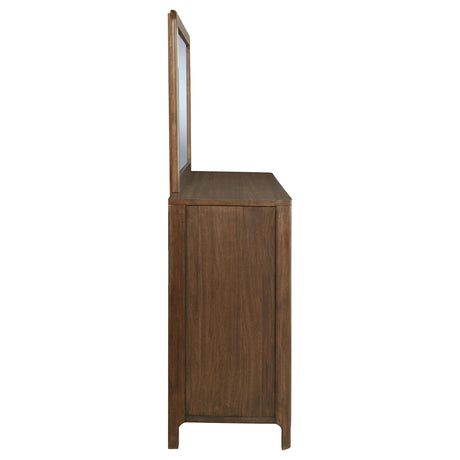  Coaster Furniture Maderia 223323M 8-Drawer Dresser and Mirror - Walnut IMAGE 8