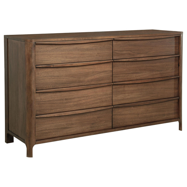  Coaster Furniture Maderia 223323 8-Drawer Dresser Cabinet - Walnut IMAGE 1