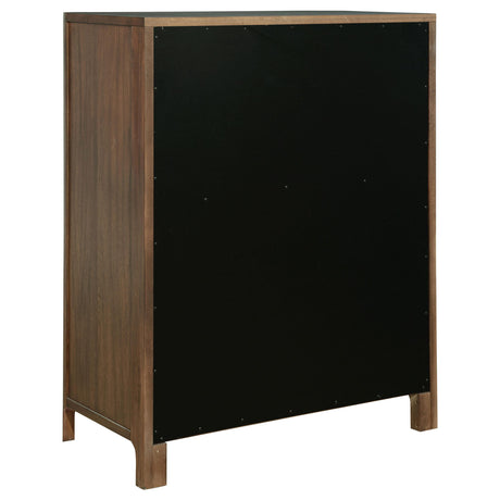  Coaster Furniture Maderia 223325 5-Drawer Chest of Drawers - Walnut IMAGE 5