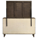  Coaster Furniture Glenwood 225013M 6-Drawer Dresser and Mirror - Warm Brown IMAGE 6