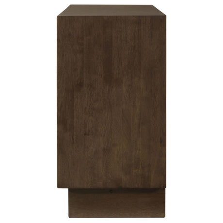  Coaster Furniture Glenwood 225013 6-Drawer Dresser Cabinet - Warm Brown IMAGE 4