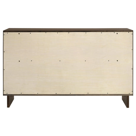  Coaster Furniture Glenwood 225013 6-Drawer Dresser Cabinet - Warm Brown IMAGE 6