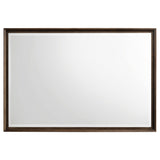  Coaster Furniture Glenwood 225014 Dresser Mirror - Warm Brown IMAGE 2