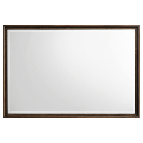  Coaster Furniture Glenwood 225014 Dresser Mirror - Warm Brown IMAGE 2