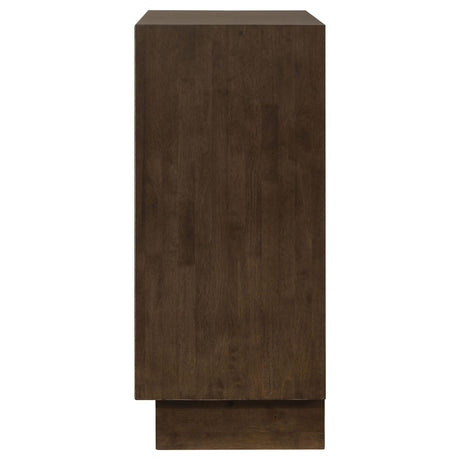  Coaster Furniture Glenwood 225015 4-Drawer Chest of Drawers - Warm Brown IMAGE 4