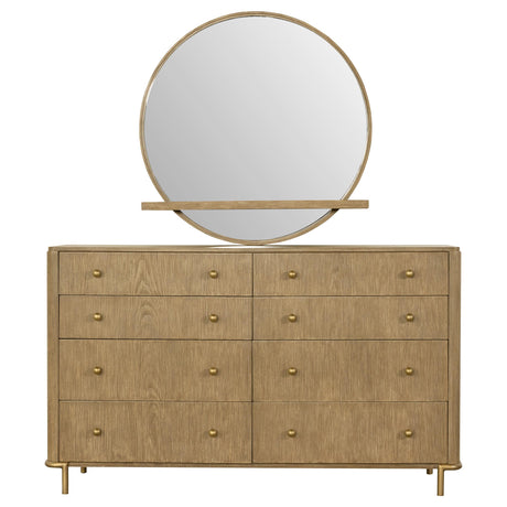  Coaster Furniture Arini 224303M 8-Drawer Dresser with Mirror - Sand Wash IMAGE 2
