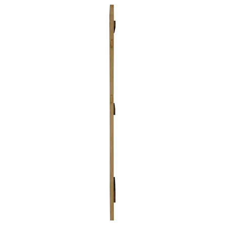  Coaster Furniture Arini 224309 Cane Weave Full Length Standing Floor Mirror - Sand Wash IMAGE 4